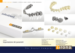 Impostazione dei parametri