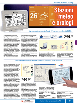 Stazioni meteo e Tempo libero