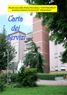 La carta dei servizi - Cottolengo