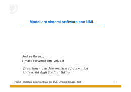 Modellare sistemi software con UML