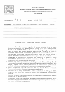 sro. BORRELLI aereo &laquo; CPs &ldquo;INFERMIERE &raquo;