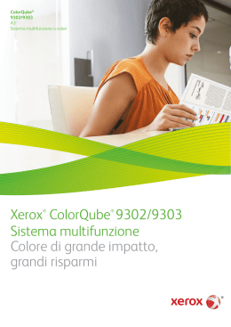Scarica la brochure Xerox ColorQube 9302/9303
