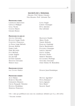 ORDO Anni Academici 2011-2012 OKK