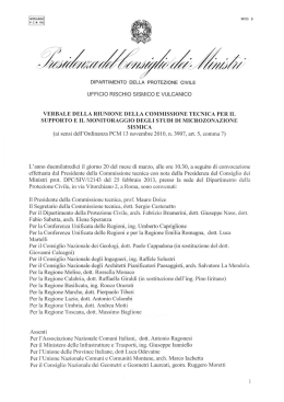 20 marzo 2013 - Dipartimento della Protezione Civile