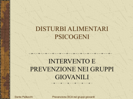 la prevenzione nei gruppi giovanili (pres. in pdf)