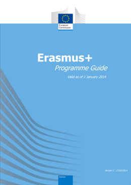 Erasmus+ Programme Guide - Creative Europe Ireland