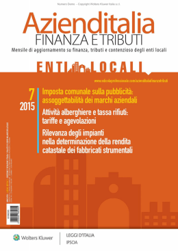 Numero Demo - Copyright Wolters Kluwer Italia s.r.l.
