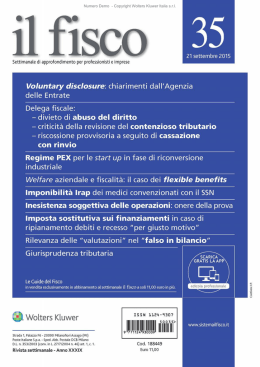 Numero Demo - Copyright Wolters Kluwer Italia s.r.l.