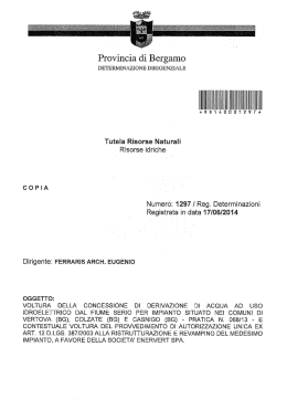 Iii il il ili i i ii il i i - Determinazioni