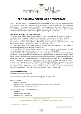 pdf - Corsi Web Design Vicenza