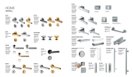 MANIGLIE PORTE HANDLES FOR DOORS