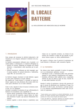 IL LOCALE BATTERIE