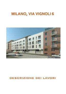 MILANO, VIA VIGNOLI 6