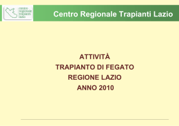 Centro Regionale Trapianti Lazio