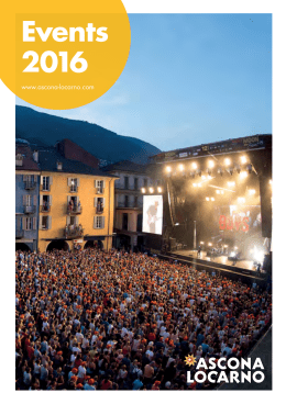 Events 2016 - Ascona