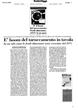 Italia Oggi - Help Consumatori