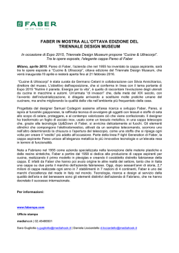 Leggi il comunicato stampa