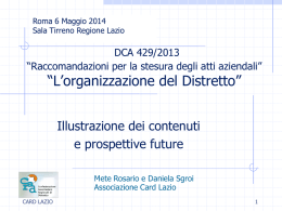 DCA 429/2013 (Mete R. Sgroi D. - CARD Lazio)