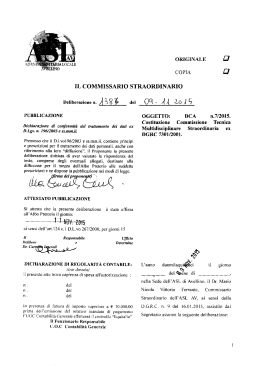 delibera cs n 1387 del 09nov2015 dca n 7 del 2015 costituzione