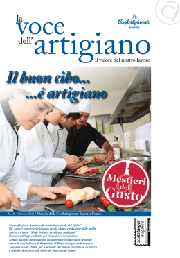 Scarica il PDF del giornale - Confartigianato Imprese Cuneo