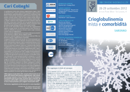Crioglobulinemia mista e comorbidità