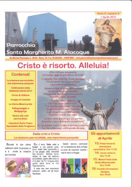 Cristo &egrave; risorto. Alleluia!