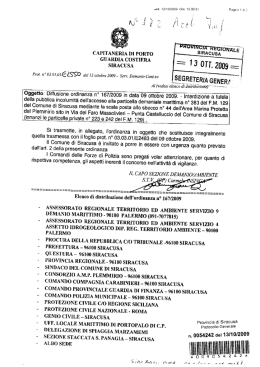 F - Provincia Regionale di Siracusa