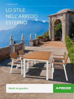 Mobili per giardino 2015