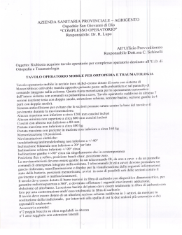 scheda tecnica - ASP Agrigento