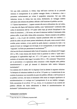 Valutazioni conclusive