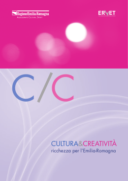 L`economia della creativit&agrave; - ER Cultura - Regione Emilia