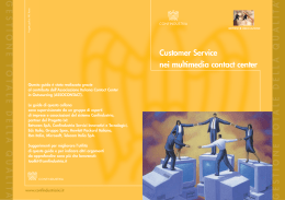 Customer Service nei multimedia contact center