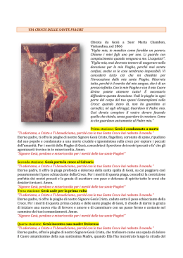 VIA CRUCIS DELLE SANTE PIAGHE