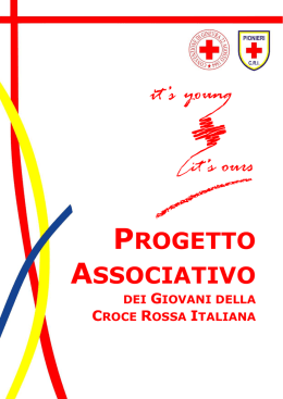 Progetto Associativo dei Giovani della Croce Rossa Italiana
