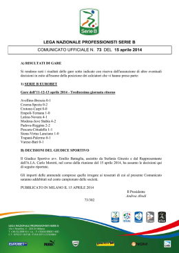 LEGA NAZIONALE PROFESSIONISTI