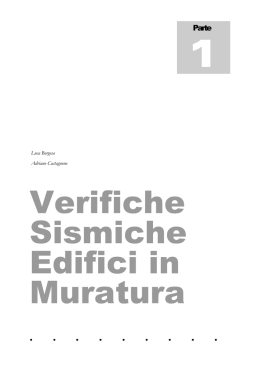Verifiche Sismiche Edifici in Muratura
