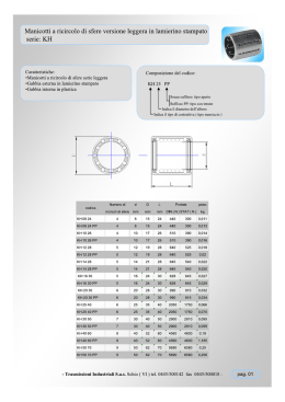 L4-Catalogo Cuscinetti lineari a ricircolo di sfere KH