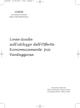 Opuscolo Aniem Linee Guida OEPV