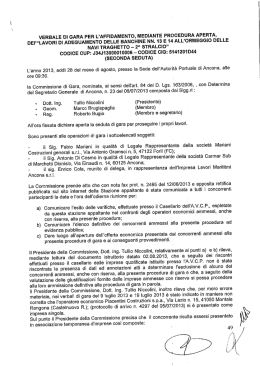 Verbale del 28/08/2013 - Autorit&agrave; Portuale di Ancona