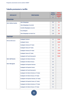 Uni X Poliambulatorio listino