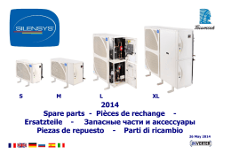 2014 Spare parts - Pièces de rechange - ECR
