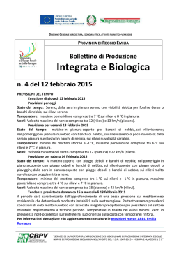 Integrata e Biologica - Consorzio Fitosanitario Provinciale