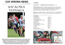 Cus Verona News N° 4