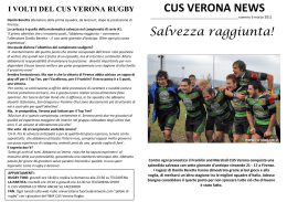 Cus Verona News N° 6