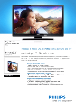 32PFL3207H/12 Philips TV LED con Digital Crystal Clear