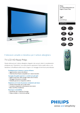 26HF5445/10 Philips TV LCD professionale con Digital Crystal Clear