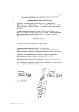 &ldquo; Associazione Culturale Onlus ICT Ad Duas Lauros "