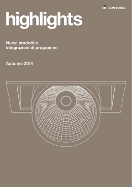 Nuovi prodotti e integrazioni di programmi Autunno 2014