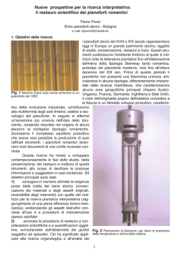 Nuove prospettive per la ricerca interpretativa