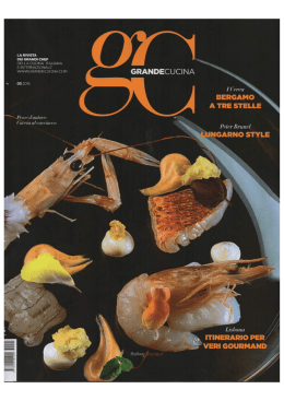 LA RIVISTA DEI GRANDI CHEF DELLA CUCINA iTALIANA E